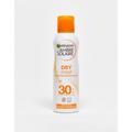 Garnier Ambre Solaire SPF 30 Dry Mist Sun Cream Spray 200ml-No colour
