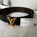 Louis Vuitton Accessories | Louis Vuitton 30mm Reversible Belt- Brown Lv Print & Black Size 85 | Color: Black/Brown | Size: 85