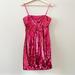 Zara Dresses | Graduation Dress Zara Pink Barbie Sequin Mini Dress Size Medium | Color: Pink | Size: M