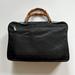 Gucci Bags | Gucci Bamboo Handles Vintage Nylon Bag Tote | Color: Black/Brown | Size: Os