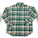 Columbia Shirts | Columbia Performance Fishing Gear Fleece Lined Flannel Shacket Men's Large | Color: Green/White | Size: L
