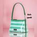 Kate Spade Bags | Kate Spade Nwt Lulu Seaside Stripe Sequin East West Pochette Bag Fresh Green | Color: Green | Size: Os