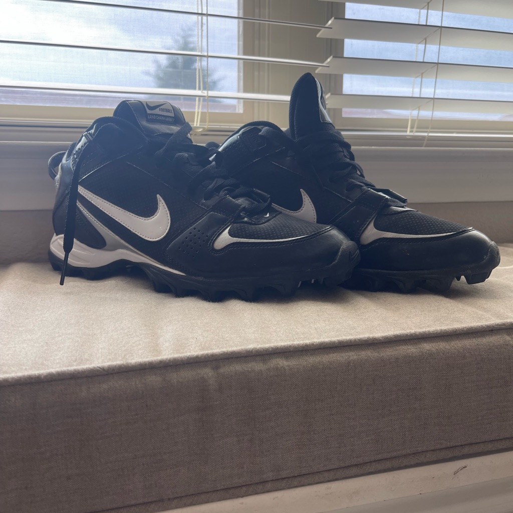 Nike Shoes | Black And White Shark Nike Cleats | Color: Black/White | Size: 11