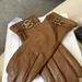 Michael Kors Accessories | Leather Gloves | Color: Tan | Size: Small