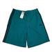 Adidas Shorts | Adidas Mens 3-Stripes 10" Fleece Shorts Teal L | Color: Blue/Green | Size: L