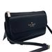 Kate Spade Bags | Kate Spade Leila Pebbled Leather Small Flap Crossbody Bag Black | Color: Black/Gold | Size: Small