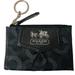 Coach Bags | Coach Black Credit Card Wallet Business Card Keychain Logo Key Fob | Color: Black | Size: Os