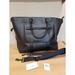 Coach Bags | Authentic Coach Black Leather Trekker Tote Bag F79204 | Color: Black | Size: Os