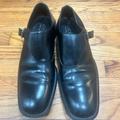 Gucci Shoes | Authenticated Gucci Monk Strap Black Leather Shoes Men 11.5 D | Color: Black/Gold | Size: 11.5