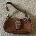 Coach Bags | Coach Mini Hampton Brown Leather Shoulder Bag With Buckle 7542 - Vintage | Color: Brown | Size: Os