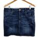 American Eagle Outfitters Skirts | American Eagle Womens Skirt Plus Size 16 Blue Denim Dark Wash Mini High Waisted | Color: Blue | Size: 16