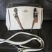 Coach Bags | Coach Mini Christie Carryall White Black Purse Crossbody Bag Removable Strap | Color: Black/White | Size: Small