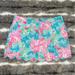 Lilly Pulitzer Shorts | Lily Pulitzer Colette Knit Skort Surf Blue Size 6 | Color: Blue/Pink | Size: 6