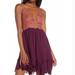 Free People Dresses | Free People Summer Dress Crochet Adella Slip Xs Nwt | Color: Pink/Purple | Size: Xs