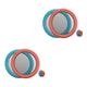 Milisten 2 Sets Flying Disc Toys Interactive Toys for Flying Disc Paddle Novelty Balls Toys Flying Discs for Kid Interactive Toys Catch Paddle Game Ball Child Outdoor