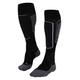 FALKE Women's SK4 Advanced W KH Wool Warm Thin 1 Pair Skiing Socks, Black (Black-Mix 3010), 8.5-9.5