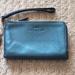 Coach Bags | Coach Pebbled Leather Wristlet | Color: Blue/Green | Size: Os