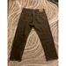 Levi's Jeans | Levis 501 Button Fly Jeans Mens Sz 38x30 Dark Grey/Green Wash Black Straight Leg | Color: Brown | Size: 38