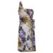 Anthropologie Dresses | $550 Sachin & Babi Silk Dress One Shoulder Watercolor Purple Anthropologie 2 | Color: Gray/Purple | Size: 2
