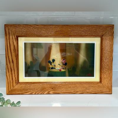 Disney Wall Decor | Disney Fine Art “Special Occasion “ By Rob Kaz Lithograph Collectors Edition | Color: Cream/Pink | Size: 22”X14”