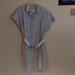 J. Crew Dresses | J.Crew Linen/Cotton Shirt Dress, Short Sleeves, Sz L, Like New | Color: Blue/White | Size: L