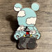 Disney Jewelry | Disney Vinylmation Mystery Park #2 Crossroads Of The World Mickey Trading Pin | Color: Blue/White | Size: Os