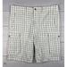 Levi's Shorts | Levis Shorts Mens 38 White Gray Plaid Cargo Pockets Denim Casual Outdoors | Color: White | Size: 38