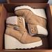 Coach Shoes | Coach Kenna Suede Boots. They Are Listed As A Size 8 And Are Tan And Cream. | Color: Cream/Tan | Size: 8