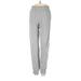 Adidas Sweatpants - Mid/Reg Rise: Gray Activewear - Women's Size Medium