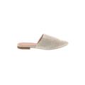 Old Navy Mule/Clog: Slip-on Stacked Heel Casual Ivory Shoes - Women's Size 8 - Almond Toe