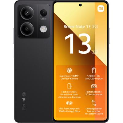 XIAOMI Smartphone "Redmi Note 13 8+256GB", schwarz (graphite schwarz), 256 GB, Mobiltelefone Image