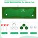 10 x3.3/5 FT Golf Putting Professional Golf Training Mat w/ Golf Balls