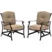 Hanover 2-Piece Traditions Deep Seating Cushioned Rocker Set in Tan - N/A