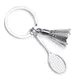 Mode Mini Kreative Metall Badminton Schläger Keychain Diy Sporting Waren Handgemachte Accessoires