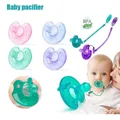 0-3 Years Silicone Round Pacifier Teether Anti-Buck Teeth Newborn Perfect Gift Birthday Gift