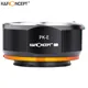 K & F CONCEPT PK-NEX obiettivo Pentax K PK all'adattatore NEX E Mount per obiettivo Pentax per