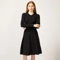 Abbigliamento donna elegante gonne gonna di lusso lavorata a maglia allentata donna autunno maglia