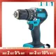 Makita Cordless Driver Drill 18V LXT Brushless Motor Compact Big Torque Lithium Battery Electric