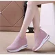 Scarpe da donna 2024 estate zeppe con tacco nascosto Sneakers rosa bianche piattaforma femminile