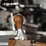 MHW-3BOMBER 58mm Espresso presse manipulieren mit Edelstahl basis Massivholz griff Kaffee Stopf