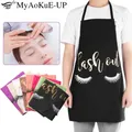 Beauty Salon Apron for Eyelash Extension Nail Polish Lipstick Makeup Household Cleaning Pinafore