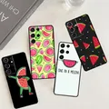 Coque mignonne pour Samsung Galaxy fruits d'été étui neutre S24 S23 S22 Ultra Plus S20 S21