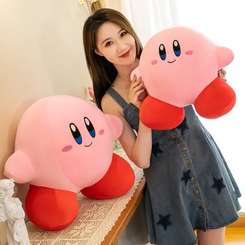 Anime Star Kirbyed Plüschtiere weiche Stofftier puppe flauschige rosa Plüsch puppe Kissen Raum