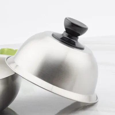 Cheese Melting Dome Griddle Stainless Steel Basting Steaming grill domes Cover for Barbecue Steaks Cookware Kitchen Cooking