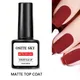 7.5ml Matte Top Coat Gel UV Led Nail Polish Long-Lasting Soak-Off Top Coat Matte Top Coat Varnish