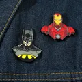 Wunder Rächer Emaille Pin Anstecknadeln Geschenk Broschen Abzeichen Iron Man Loki Batman Brosche