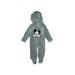 Disney Baby Long Sleeve Outfit: Blue Print Bottoms - Size 6-9 Month