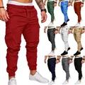 2023 nuovi pantaloni moda Casual da uomo abbigliamento sportivo pantaloni Skinny maschili palestre