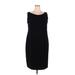 Louben Casual Dress - Sheath: Black Print Dresses - Women's Size 20
