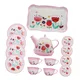 Kids Tea Set for Little Girls Kitchen Pretend Play Toy Teapot Cups Dishes Role Play Afternoon Tea